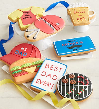 Father's Day Artisan Iced Cookies